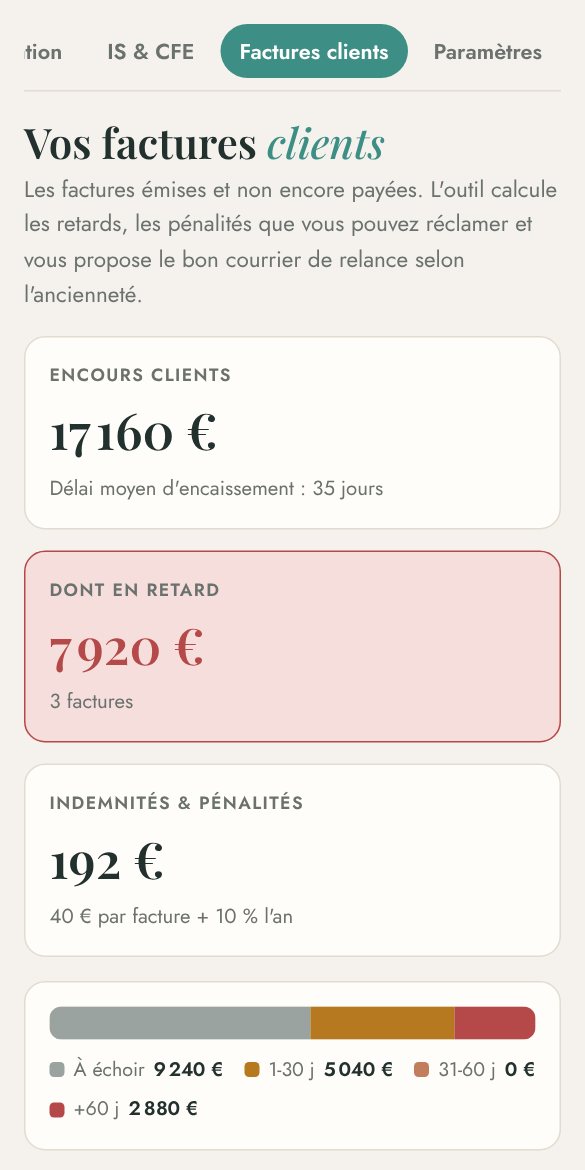 Le suivi des factures clients